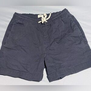 Dark Blue Relaxed Fit Shorts